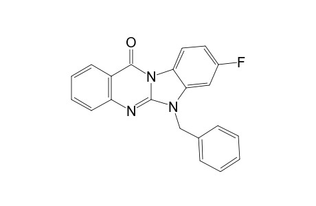 6-Benzyl-8-fluorobenzo[4,5]imidazo[2,1-b]quinazolin-12(6H)-one