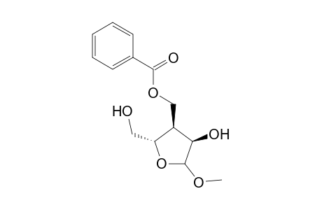 3-[(Benzoyloxy)methyl]-3-deoxy-1-O-methylribofuranose