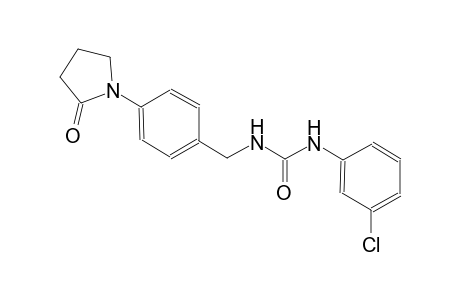 N-(3-chlorophenyl)-N'-[4-(2-oxo-1-pyrrolidinyl)benzyl]urea