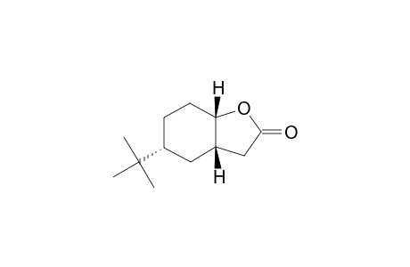 (3aR*,5S*,7aR*)-5-(t-Butyl)hexahydrobenzofuran-2(3H)-one