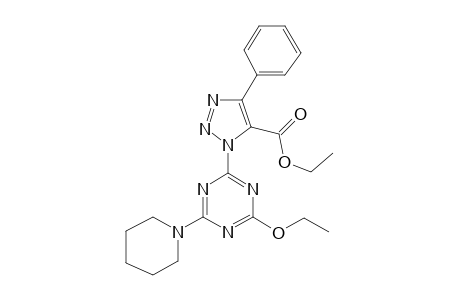 3-(4-Ethoxy-6-piperidino-s-triazin-2-yl)-5-phenyl-triazole-4-carboxylic acid ethyl ester