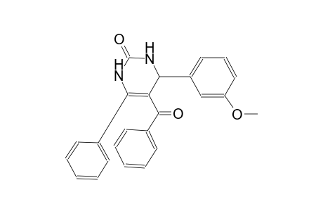 5-benzoyl-4-(3-methoxyphenyl)-6-phenyl-3,4-dihydro-2(1H)-pyrimidinone