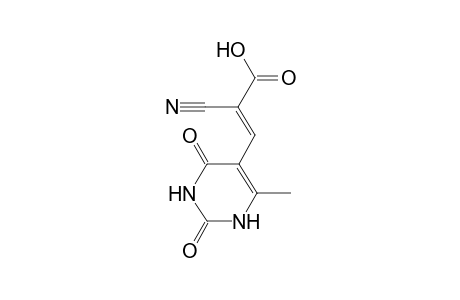 5-[2'-(Hydroxycarbonyl)-2'-cyanoethenyl)-6-methyl-1,2,3,4-tetrahydropyrimidine-2,4-dione