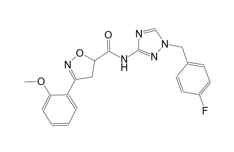 5-isoxazolecarboxamide, N-[1-[(4-fluorophenyl)methyl]-1H-1,2,4-triazol-3-yl]-4,5-dihydro-3-(2-methoxyphenyl)-