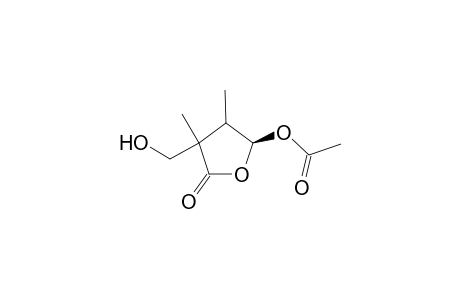 5-(.beta.)-Acetoxy-tetrahydro-3,4-dimethyl-3-hydroxymethyl-2(3H)-furanone