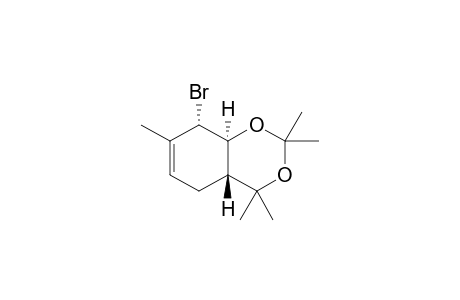 [1S-(1.alpha.,6.beta.,10.alpha.)]-10-Bromo-3,3,5,5,9-pentamethyl-2,4-dioxabicyclo[4.4.0]dec-8-ene