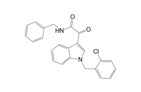 1H-Indole-3-acetamide, 1-[(2-chlorophenyl)methyl]-.alpha.-oxo-N-(phenylmethyl)-