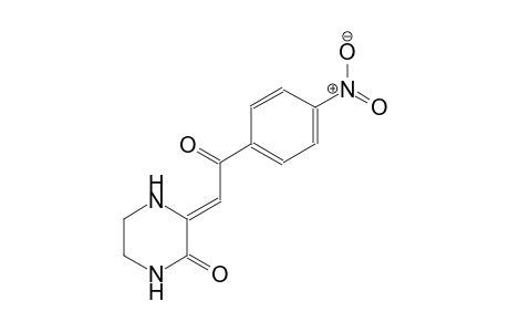 (3Z)-3-[2-(4-nitrophenyl)-2-oxoethylidene]-2-piperazinone