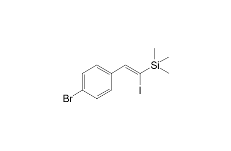 (Z)-1-Iodo-1-trimethylsilyl-2-(4-bromophenyl)ethene