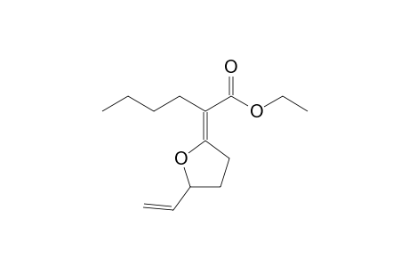2-(1-Ethoxycarbonylpentylidene)-5-vinyltetrahydrofuran