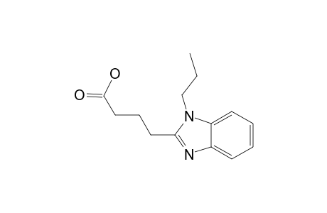 4-(1-Propyl-1,3-benzodiazol-2-yl)butanoic acid