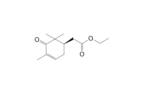 (+)-(1R)-4,6,6-Trimethyl-5-oxocyclohex-3-ene-1-ethyl acetate