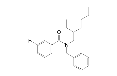 Benzamide, 3-fluoro-N-benzyl-N-(2-ethylhexyl)-