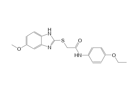 N-(4-ethoxyphenyl)-2-[(5-methoxy-1H-benzimidazol-2-yl)sulfanyl]acetamide