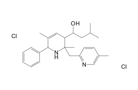 2,5-Dimethyl-2-(5'-methyl-2'-picolyl)-3-(1''-hydroxy-3''-methyl-butyl)-6-phenyl-4,5-didehydropiperidine dihydrochloride
