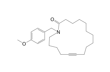 1-(N-4'-Methoxybenzyl)azacycloheptadec-12-yne-2-one