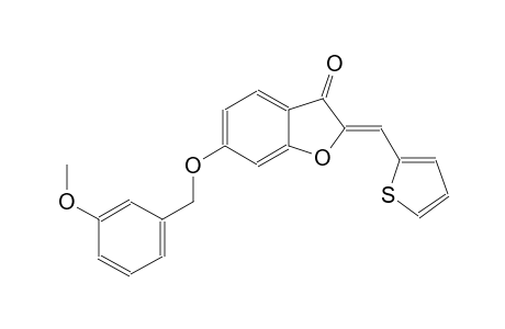 3(2H)-benzofuranone, 6-[(3-methoxyphenyl)methoxy]-2-(2-thienylmethylene)-, (2Z)-