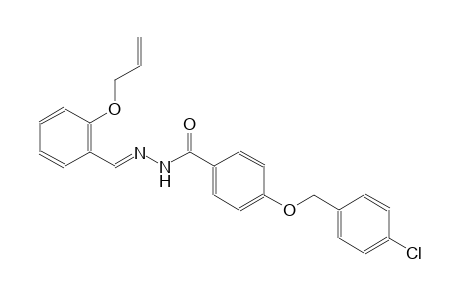 benzoic acid, 4-[(4-chlorophenyl)methoxy]-, 2-[(E)-[2-(2-propenyloxy)phenyl]methylidene]hydrazide