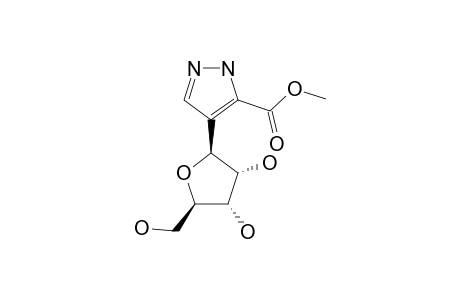 4.beta.-D-Ribofuranosyl-3(5)-carbomethoxy-pyrazole
