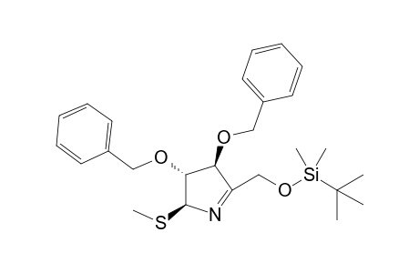 (2S,3R,4S)-3,4-Dibenzyloxy-5-(t-butyldimethylsiloxy)methyl-5-methylthio-3,4-dihydro-2H-pyrrole