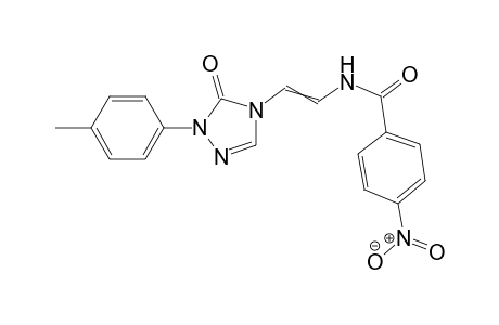 N-{2-[1-(4-Methylphenyl)-5-oxo-1,5-dihydro-[1,2,4]triazol-4-yl]vinyl}-4-nitrobenzamide