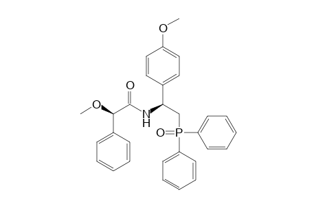 (2R)-N-[(1S)-2-diphenylphosphoryl-1-(4-methoxyphenyl)ethyl]-2-methoxy-2-phenyl-acetamide
