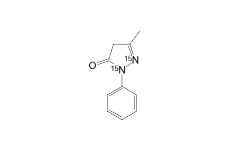 3-METHYL-1-PHENYL-[15N2]-PYRAZOLIN-5-ONE