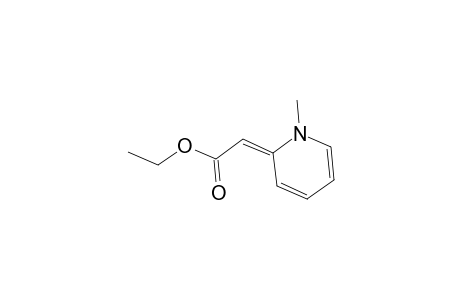 Acetic acid, (1-methyl-2(1H)-pyridinylidene)-, ethyl ester