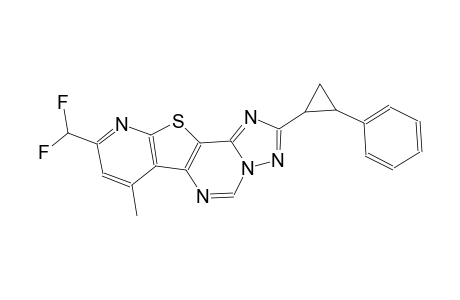 9-(difluoromethyl)-7-methyl-2-(2-phenylcyclopropyl)pyrido[3',2':4,5]thieno[2,3-e][1,2,4]triazolo[1,5-c]pyrimidine