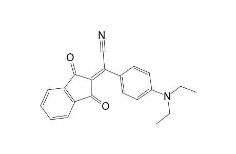 [4-(Diethylamino)phenyl](1,3-dioxo-1,3-dihydro-2H-inden-2-ylidene)acetonitrile