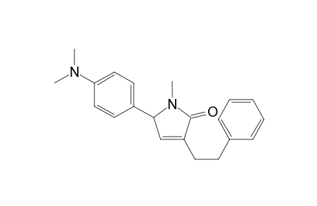 5-[4-(Dimethylamino)phenyl]-1-methyl-3-(2-phenylethyl)-1,5-dihydro-2H-pyrrol-2-one