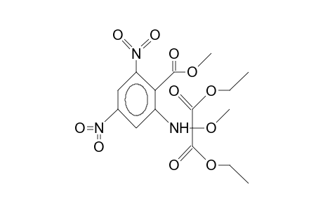 2-([Diethoxycarbonyl][methoxy]-methylamino)-4,6- dinitro-benzoic acid, methyl ester