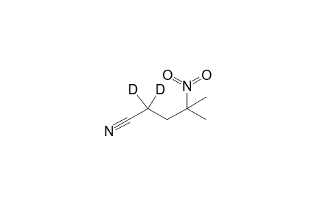 4-Methyl-4-nitro[2,2-D2]pentanenitrile