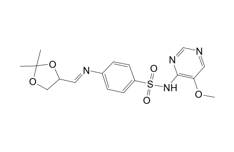 4-{[(2',2'-Dimethyl-1',3'-dioxolan-4'-yl)methylene]amino}-N-(5"-methoxypyrimidin-4''-yl)-benzenesulfonamide