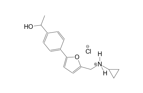 2-furanmethanaminium, N-cyclopropyl-5-[4-(1-hydroxyethyl)phenyl]-, chloride