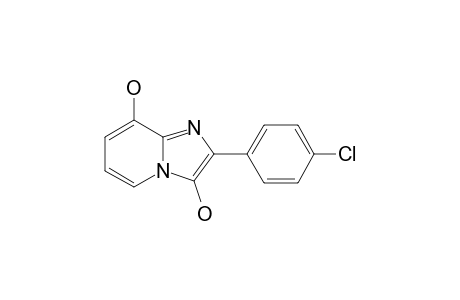 2-PARA-CHLOROPHENYL-3,8-DIHYDROXYIMIDAZO-[1,2-A]-PYRIDINE