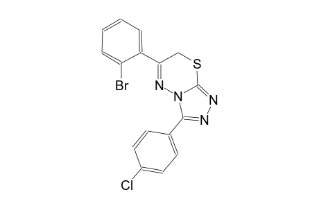 6-(2-bromophenyl)-3-(4-chlorophenyl)-7H-[1,2,4]triazolo[3,4-b][1,3,4]thiadiazine