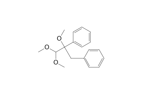 Benzene, 1,1'-[1-(dimethoxymethyl)-1-methoxy-1,2-ethanediyl]bis-