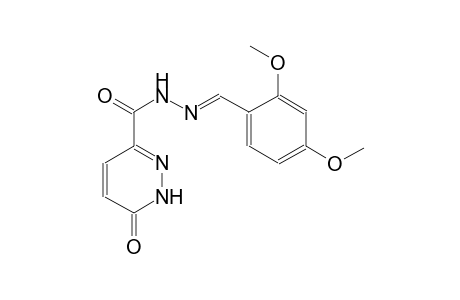 N'-[(E)-(2,4-dimethoxyphenyl)methylidene]-6-oxo-1,6-dihydro-3-pyridazinecarbohydrazide