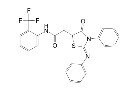 5-thiazolidineacetamide, 4-oxo-3-phenyl-2-(phenylimino)-N-[2-(trifluoromethyl)phenyl]-, (2Z)-