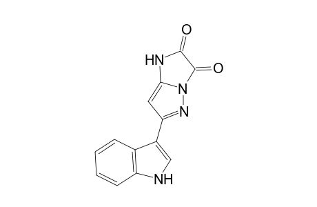 6-(1H-Indol-3-yl)-1H-imidazo[1,2-b]pyrazole-2,3-dione