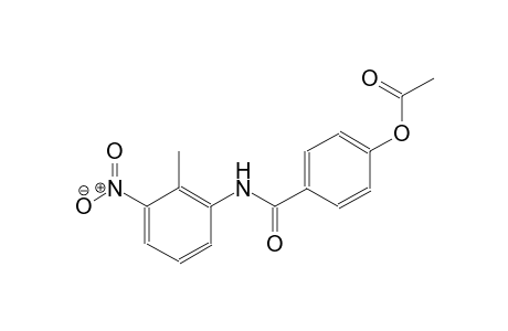 4-[(2-Methyl-3-nitroanilino)carbonyl]phenyl acetate