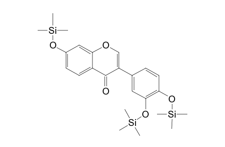Isoflavone <3',4',7-trihydroxy->, tri-TMS