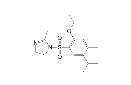 1-{[2-ethoxy-4-methyl-5-(propan-2-yl)benzene]sulfonyl}-2-methyl-4,5-dihydro-1H-imidazole