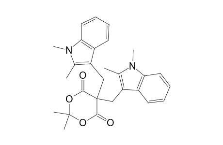 1,3-Dioxane-4,6-dione, 5,5-bis[(1,2-dimethyl-1H-indol-3-yl)methyl]-2,2-dimethyl-