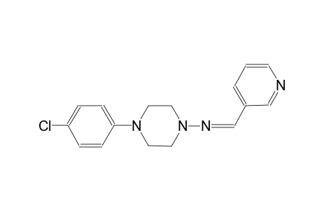 1-piperazinamine, 4-(4-chlorophenyl)-N-(3-pyridinylmethylene)-