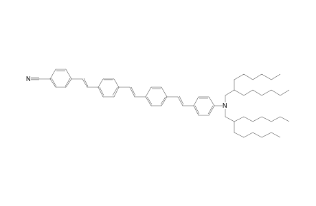 4-[(E)-2-[4-[(E)-2-[4-[(E)-2-[4-(bis(2-hexyloctyl)amino)phenyl]ethenyl]phenyl]ethenyl]phenyl]ethenyl]benzonitrile