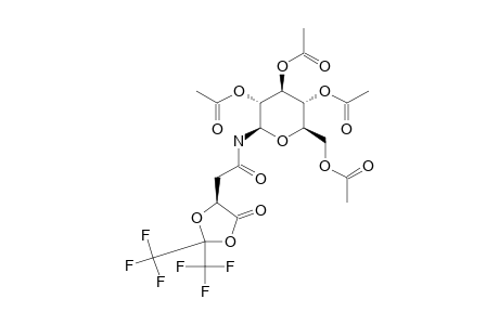 N-(2,3,4,6-TETRA-O-ACETYL-BETA-D-GLUCOPYRANOSYL)-2-[(5-S)-4-OXO-2,2-BIS-(TRIFLUOROMETHYL)-1,3-DIOXOLAN-5-YL]-ACETAMIDE