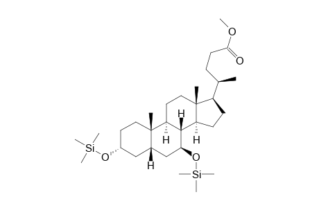 Methyl 3alpha,7beta-bis(trimethylsiloxy)-5beta-cholan-24-oate