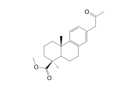 Methyl 13-(2'-oxopropyl)podocarpa-8,11,13-trien-16-oate